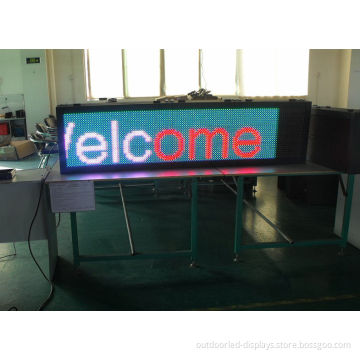 Programmable Led Scrolling Message Sign , 16*8 Pixels Led Moving Display